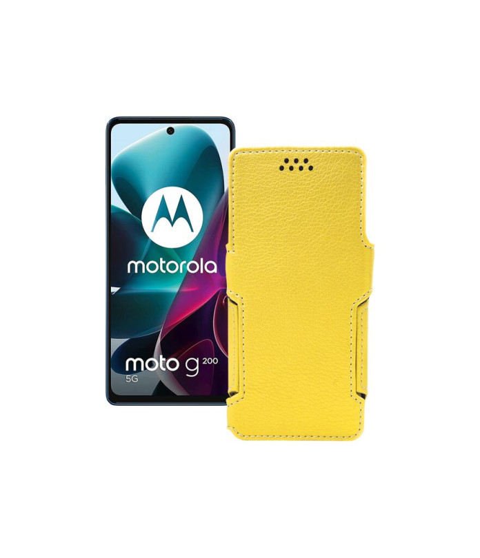 Чохол-книжка з екошкіри для телефону Motorola G200