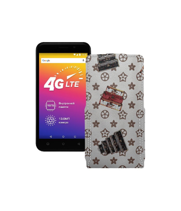 Чохол-флип з екошкіри для телефону Prestigio Grace M5 LTE 5511