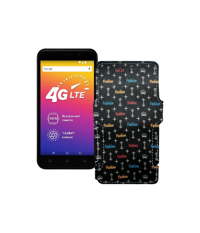 Чохол-книжка з екошкіри для телефону Prestigio Grace M5 LTE 5511