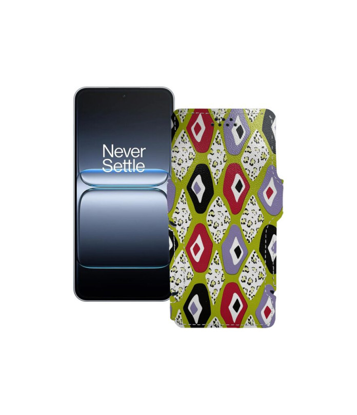 Чохол-книжка з екошкіри для телефону OnePlus Nord 5 5G