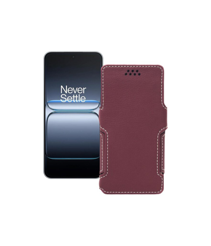 Чохол-книжка з екошкіри для телефону OnePlus Nord 5 5G