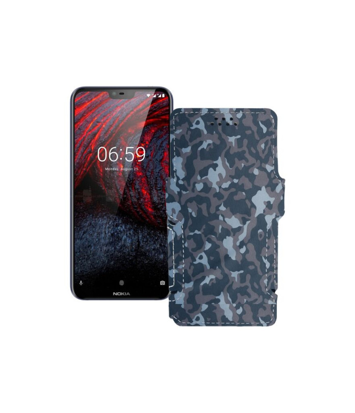 Чохол-книжка з екошкіри для телефону Nokia 6.1 Plus