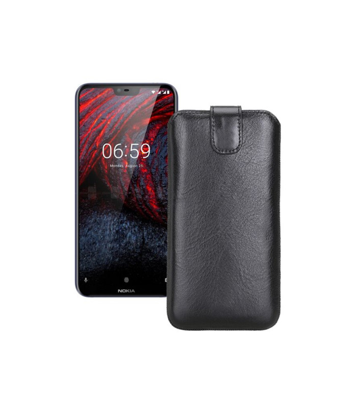 Витяжка з екошкіри для телефону Nokia 6.1 Plus