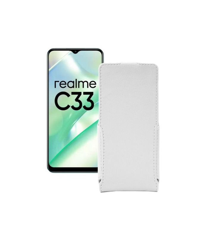 Чохол-флип з екошкіри для телефону Realme C33 2023