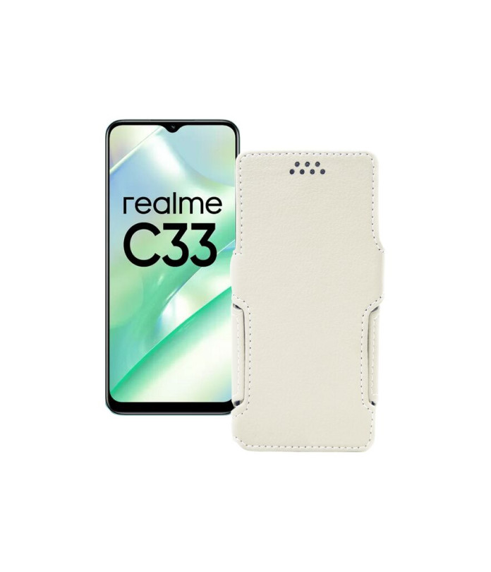 Чохол-книжка з екошкіри для телефону Realme C33 2023