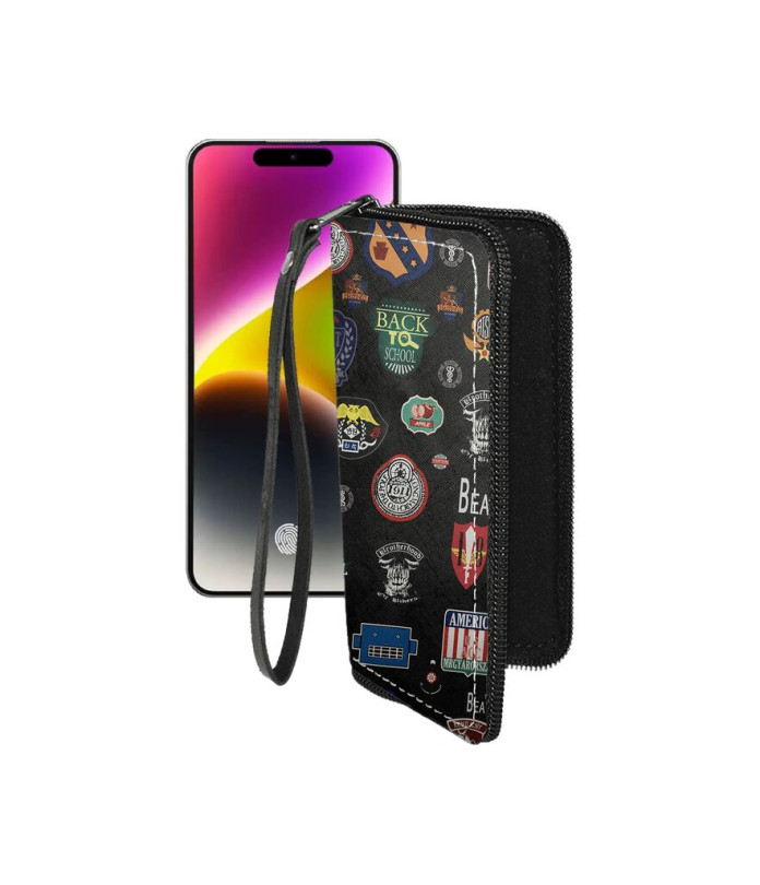 Чохол-гаманець з екошкіри для телефону Oukitel P1