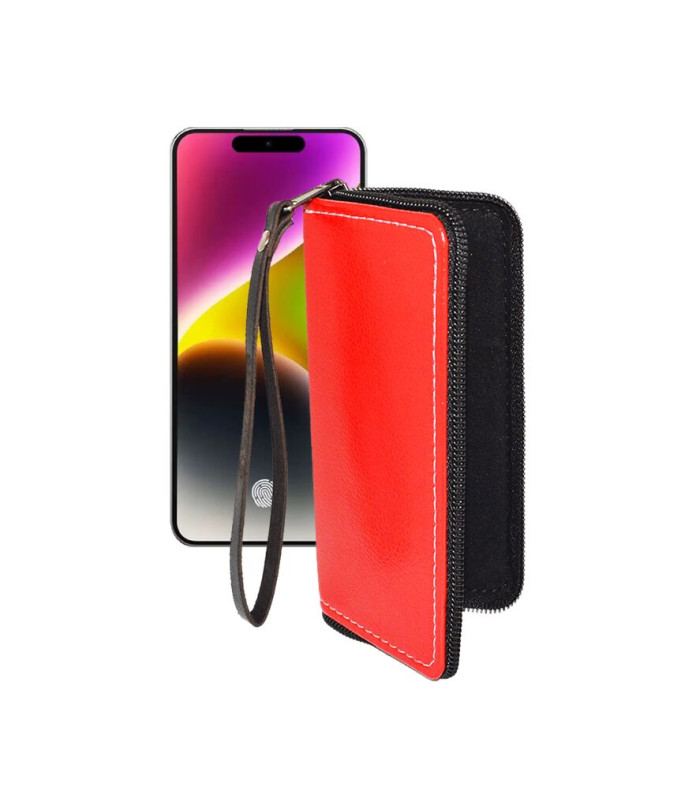 Чохол-гаманець з екошкіри для телефону Oukitel P1