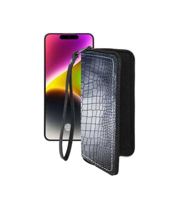 Чохол-гаманець з екошкіри для телефону Oukitel P1