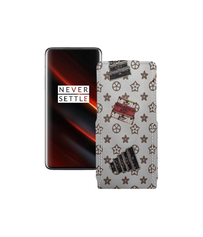 Чохол-флип з екошкіри для телефону OnePlus 7T Pro 5G McLaren