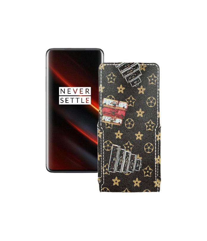 Чохол-флип з екошкіри для телефону OnePlus 7T Pro 5G McLaren