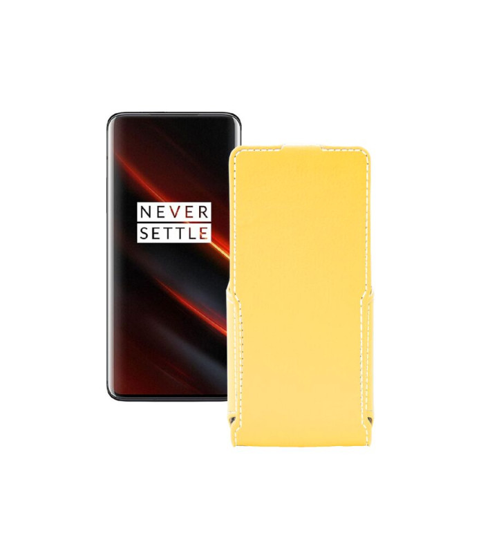 Чохол-флип з екошкіри для телефону OnePlus 7T Pro 5G McLaren