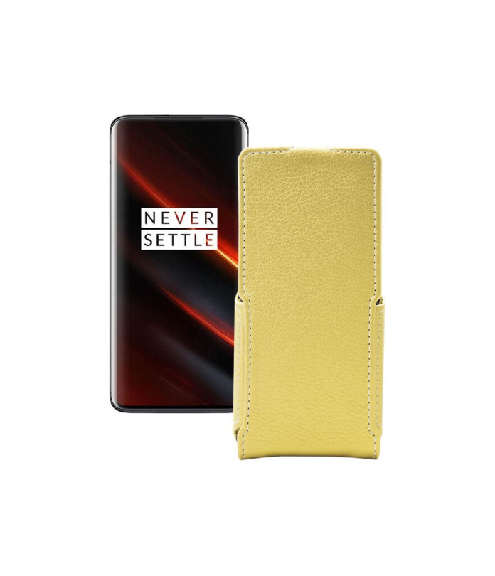 Чохол-флип з екошкіри для телефону OnePlus 7T Pro 5G McLaren