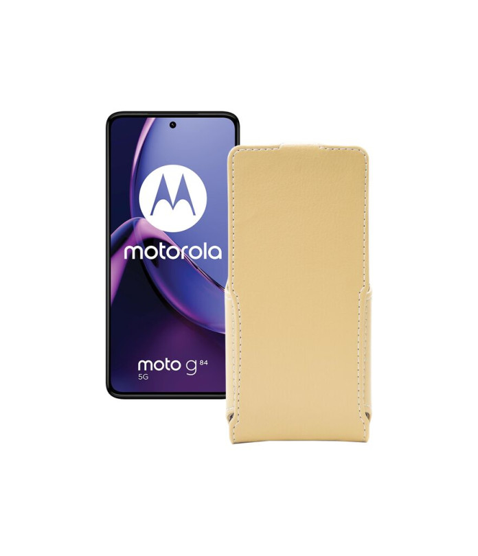 Чохол-флип з екошкіри для телефону Motorola Moto G84