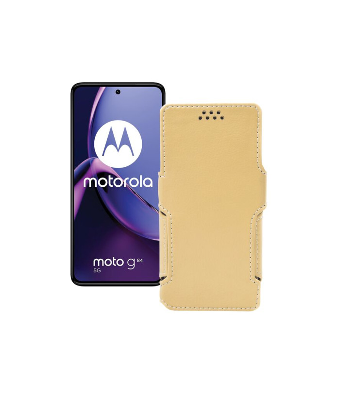 Чохол-книжка з екошкіри для телефону Motorola Moto G84