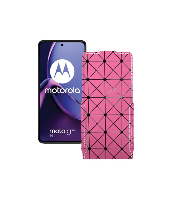 Чохол-флип з екошкіри для телефону Motorola Moto G84