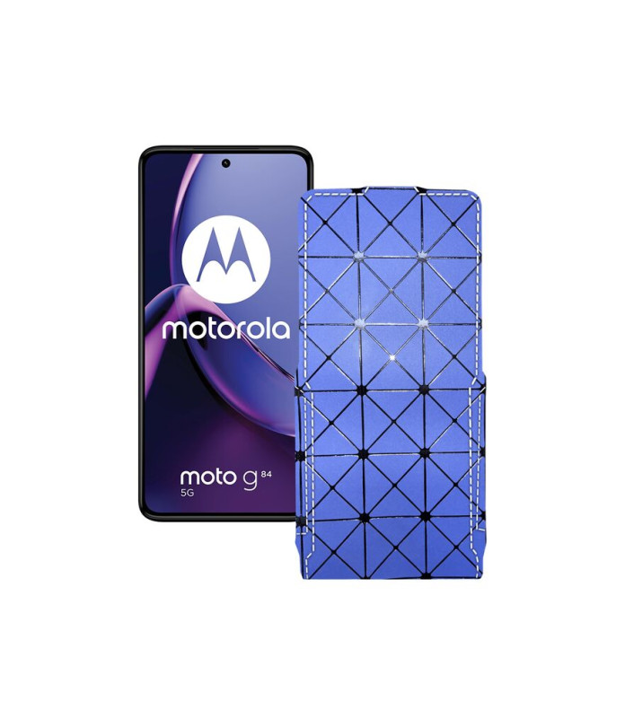 Чохол-флип з екошкіри для телефону Motorola Moto G84