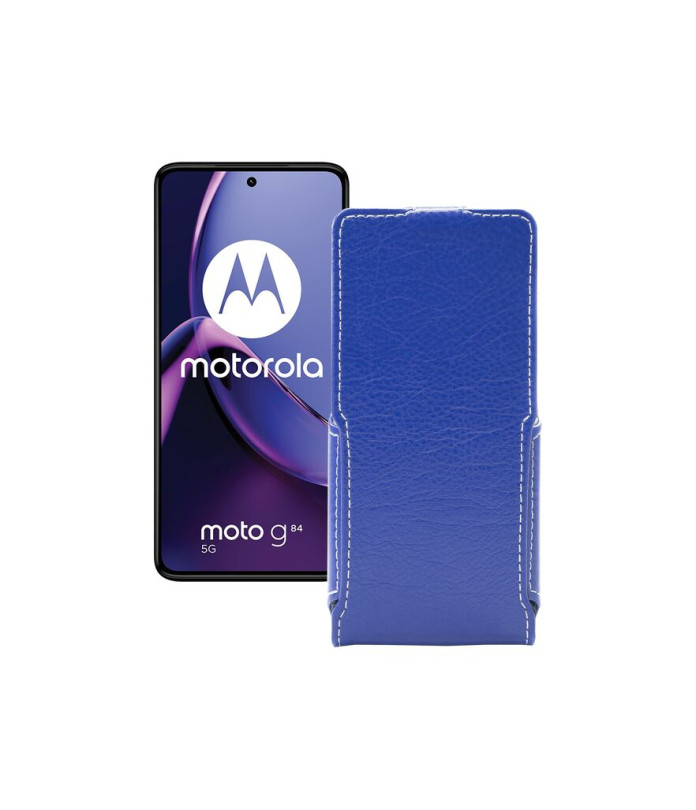 Чохол-флип з екошкіри для телефону Motorola Moto G84