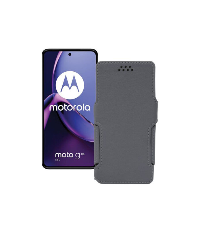 Чохол-книжка з екошкіри для телефону Motorola Moto G84