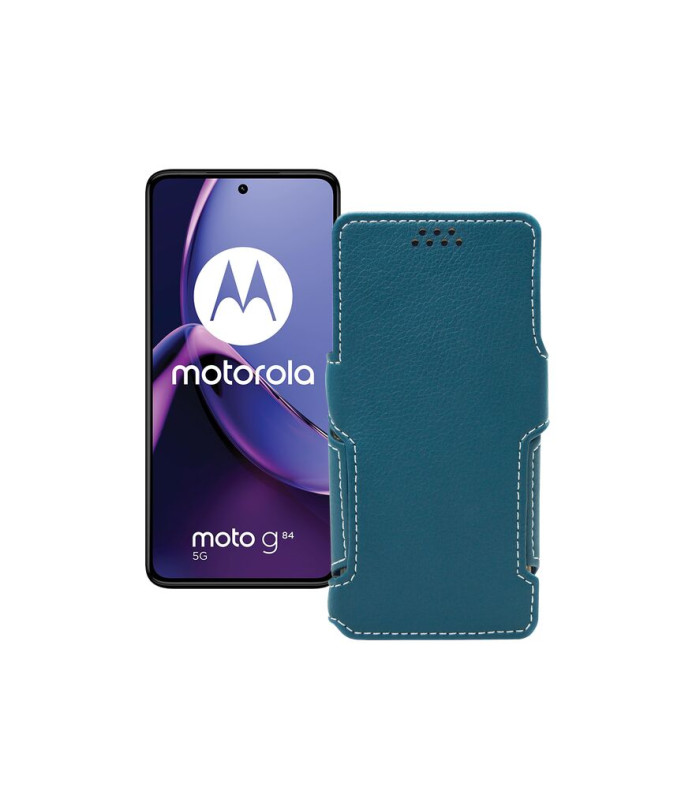 Чохол-книжка з екошкіри для телефону Motorola Moto G84