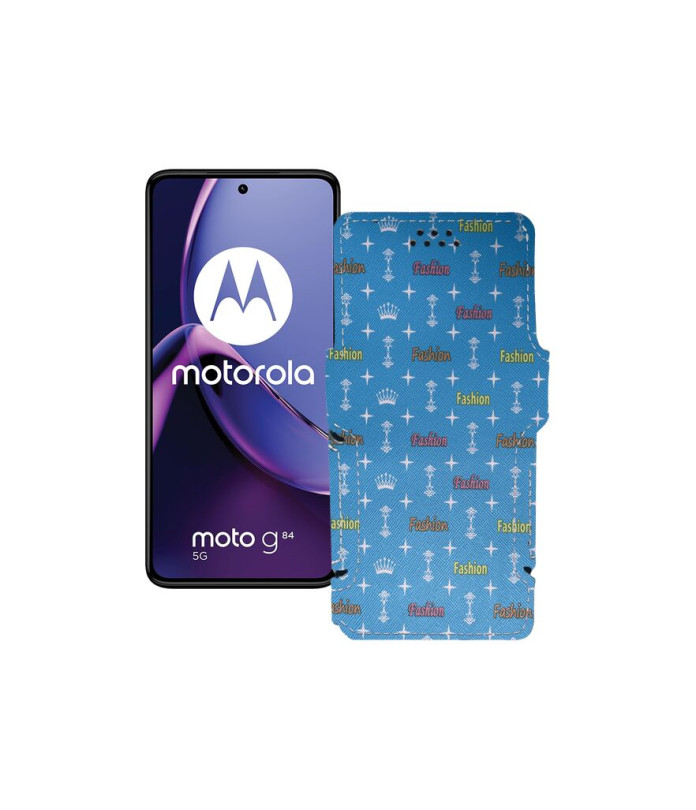 Чохол-книжка з екошкіри для телефону Motorola Moto G84