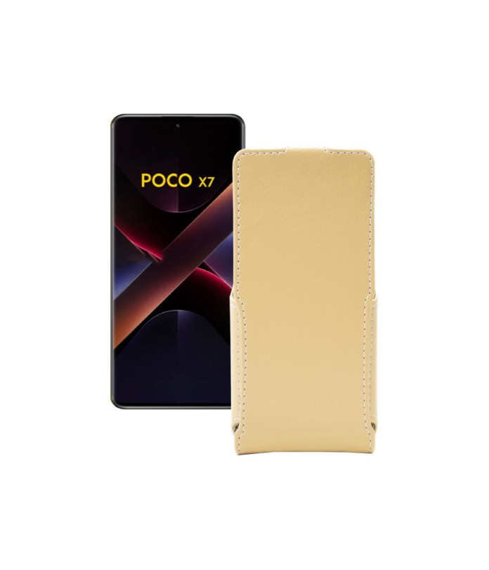 Чохол-флип з екошкіри для телефону Xiaomi Poco X7