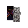 Чохол-книжка з екошкіри для телефону Xiaomi Poco X7