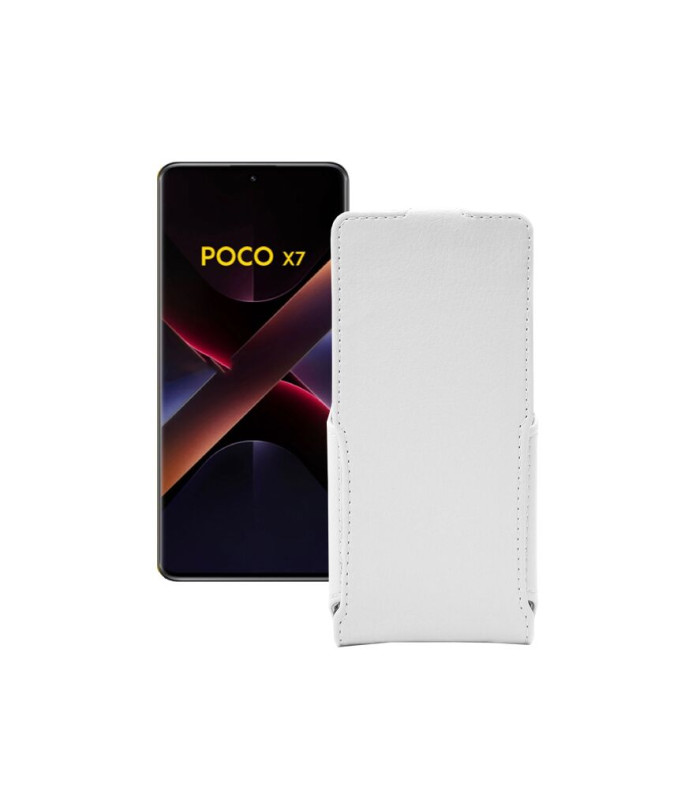 Чохол-флип з екошкіри для телефону Xiaomi Poco X7