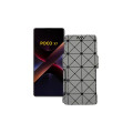 Чохол-книжка з екошкіри для телефону Xiaomi Poco X7