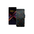 Чохол-книжка з екошкіри для телефону Xiaomi Poco X7