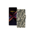 Чохол-книжка з екошкіри для телефону Xiaomi Poco X7