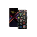 Чохол-книжка з екошкіри для телефону Xiaomi Poco X7