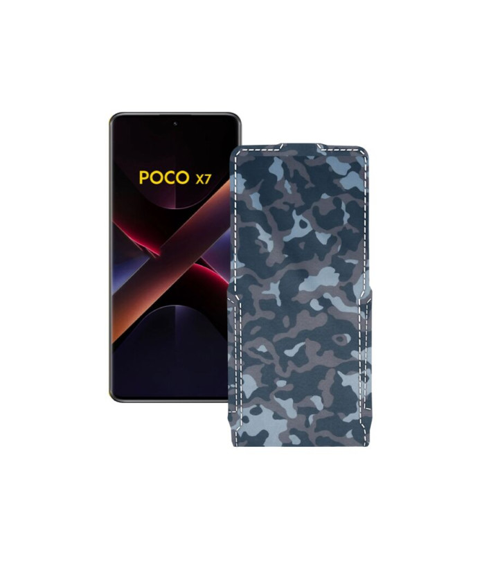 Чохол-флип з екошкіри для телефону Xiaomi Poco X7