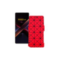 Чохол-книжка з екошкіри для телефону Xiaomi Poco X7