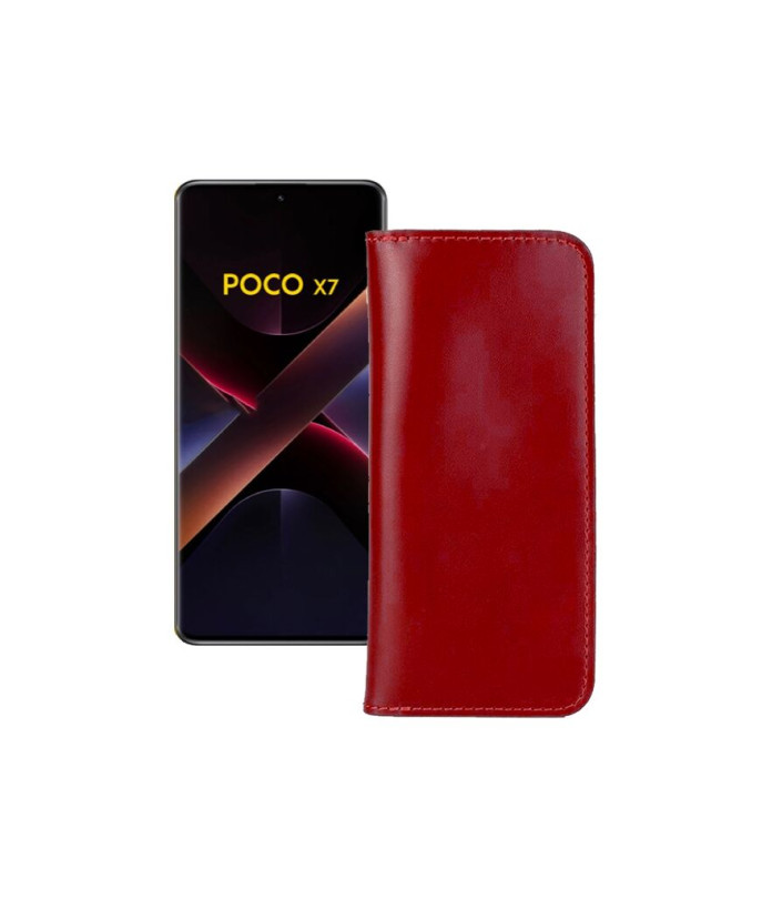 Портмоне з екошкіри для телефону Xiaomi Poco X7