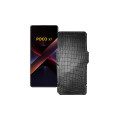 Чохол-книжка з екошкіри для телефону Xiaomi Poco X7