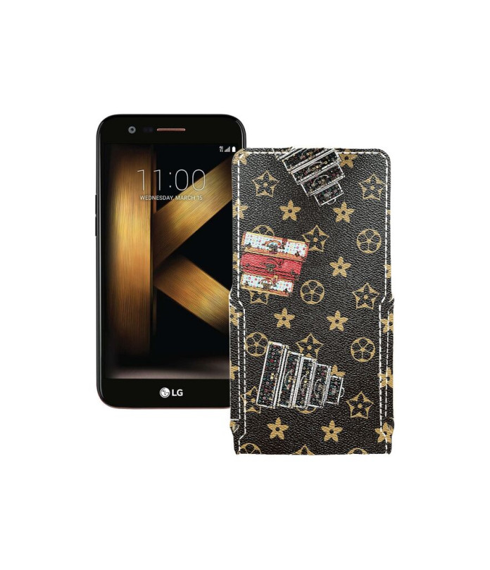 Чохол-флип з екошкіри для телефону LG K20 Plus