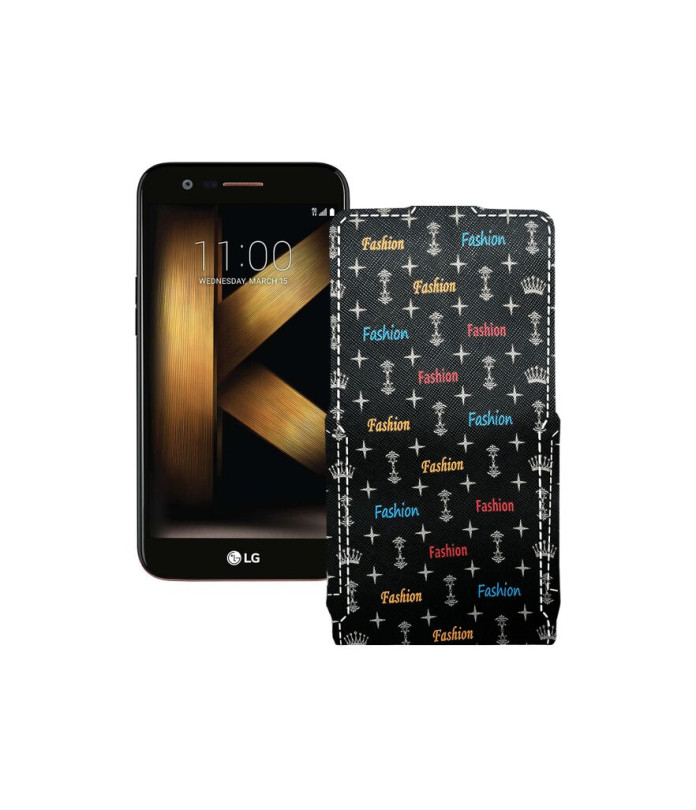 Чохол-флип з екошкіри для телефону LG K20 Plus