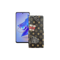 Чохол-флип з екошкіри для телефону ZTE Blade V40 Pro