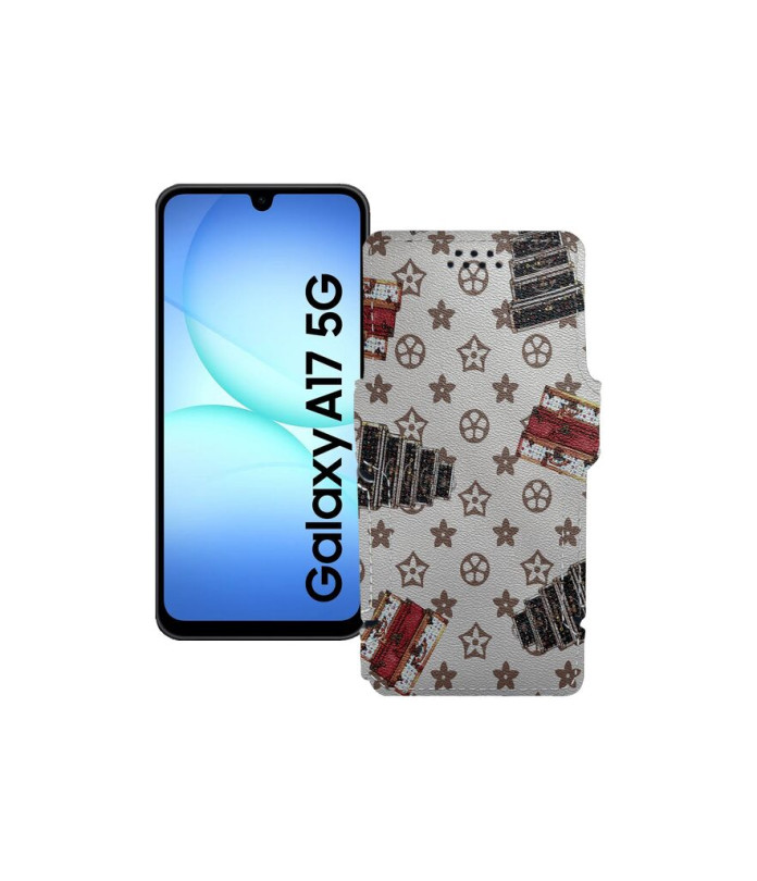 Чохол-книжка з екошкіри для телефону Samsung Galaxy A17