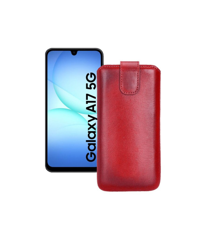 Витяжка з екошкіри для телефону Samsung Galaxy A17