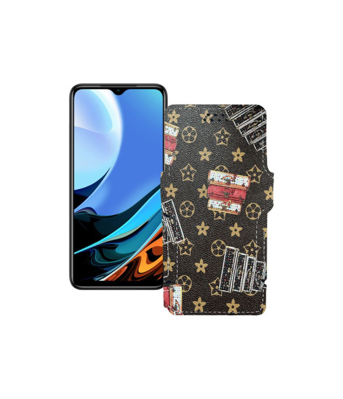 Чохол-книжка з екошкіри для телефону Xiaomi Redmi 9T 2021