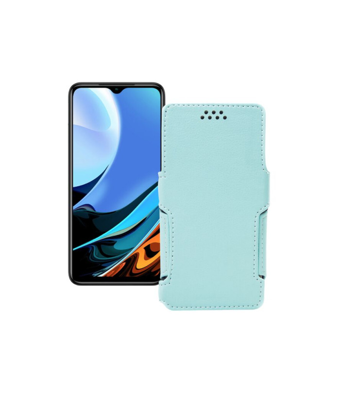 Чохол-книжка з екошкіри для телефону Xiaomi Redmi 9T 2021