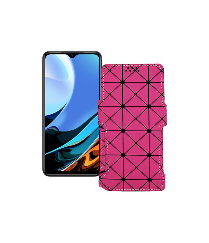 Чохол-книжка з екошкіри для телефону Xiaomi Redmi 9T 2021