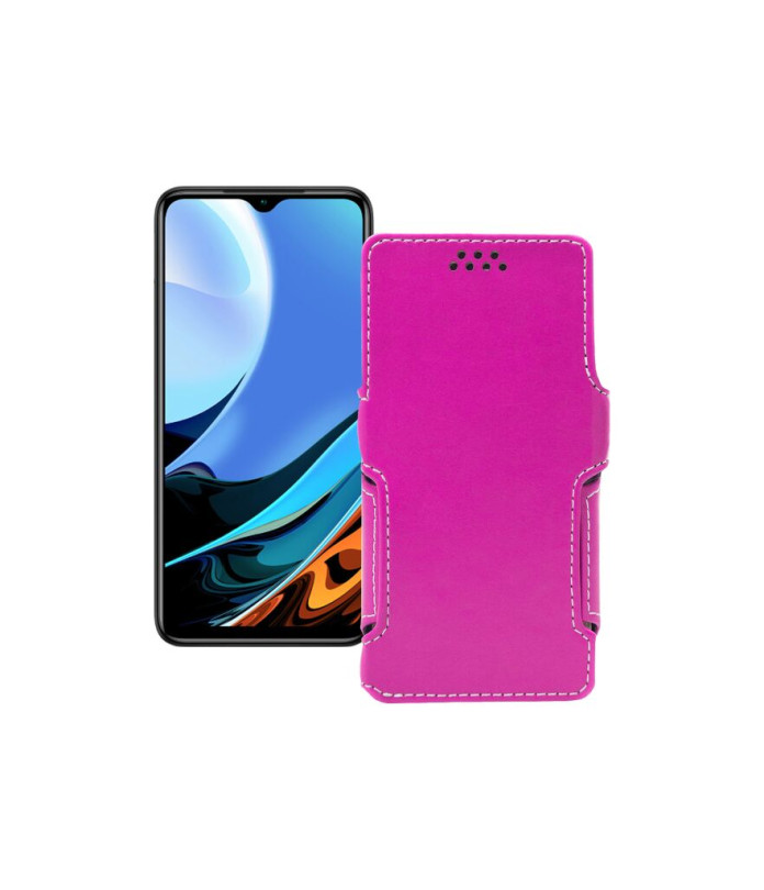 Чохол-книжка з екошкіри для телефону Xiaomi Redmi 9T 2021