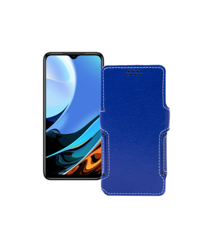 Чохол-книжка з екошкіри для телефону Xiaomi Redmi 9T 2021