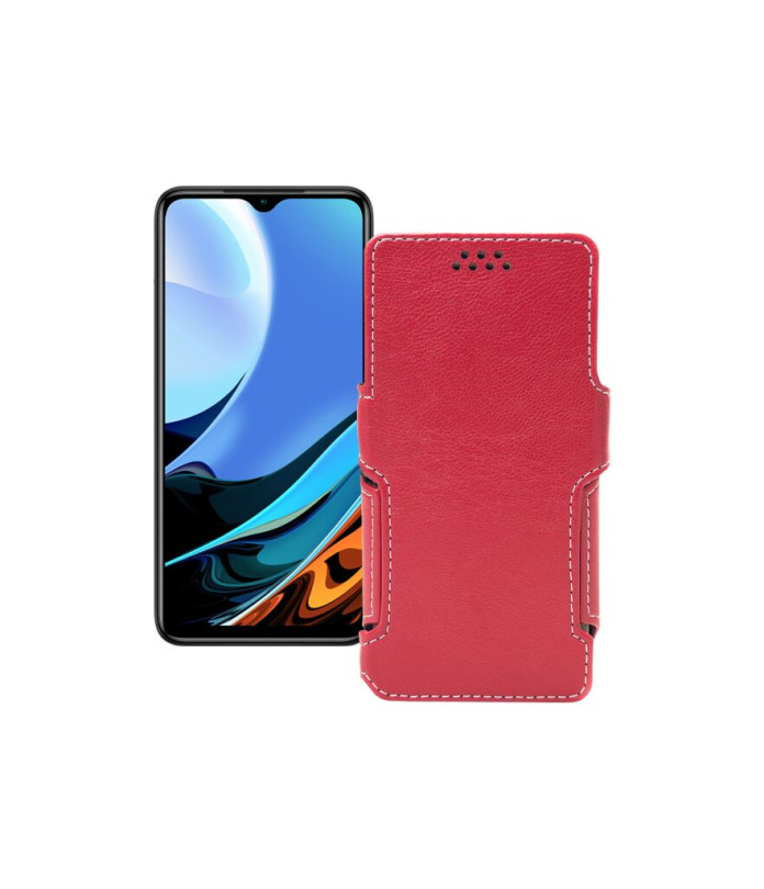 Чохол-книжка з екошкіри для телефону Xiaomi Redmi 9T 2021