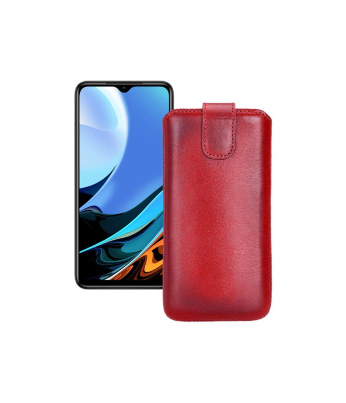 Витяжка з екошкіри для телефону Xiaomi Redmi 9T 2021