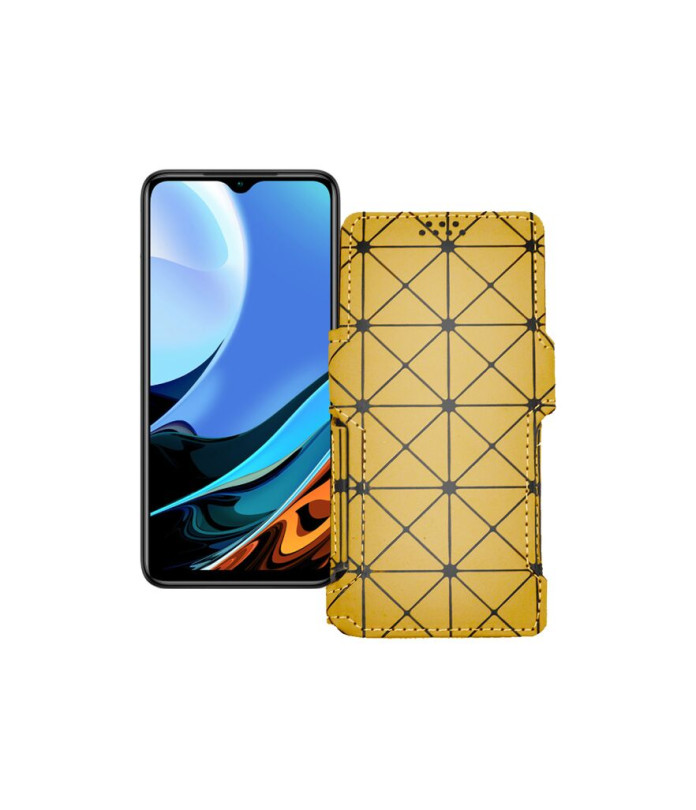 Чохол-книжка з екошкіри для телефону Xiaomi Redmi 9T 2021