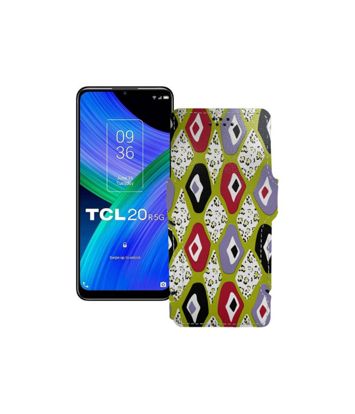 Чохол-книжка з екошкіри для телефону TCL TCL 20R 5G (T767H)