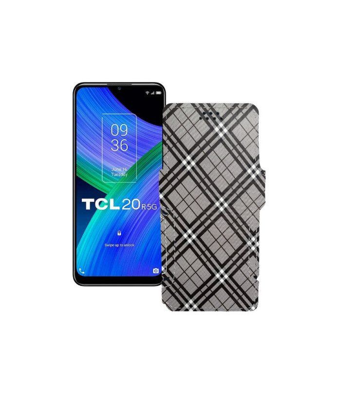 Чохол-книжка з екошкіри для телефону TCL TCL 20R 5G (T767H)